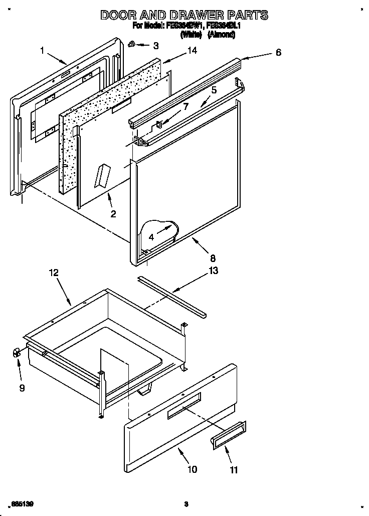 Door and drawer