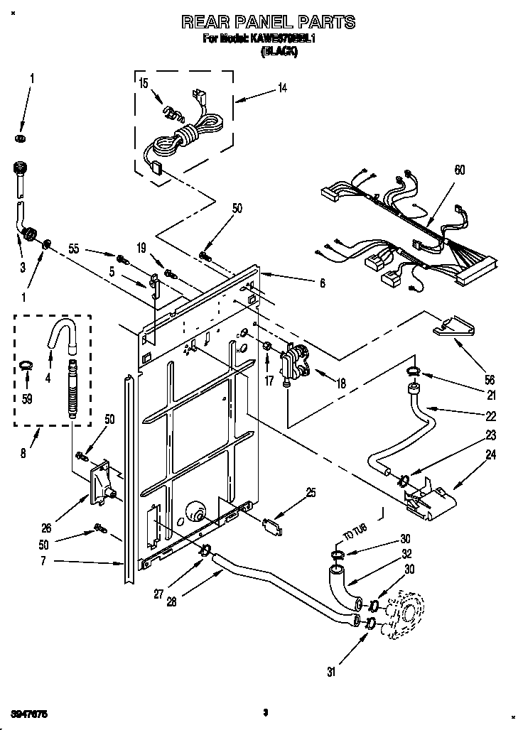 Rear panel
