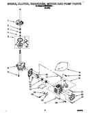 Brake, clutch, gearcase, motor and pump