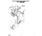 Whirlpool LTE5243BW1 dryer support and washer diagram