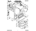 Whirlpool LEE9848BQ0 cabinet diagram