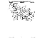 Whirlpool LTG5243BW1 washer/dryer control panel diagram