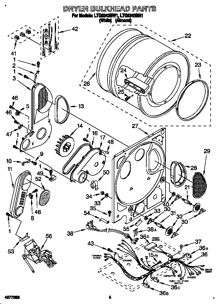 Dryer bulkhead