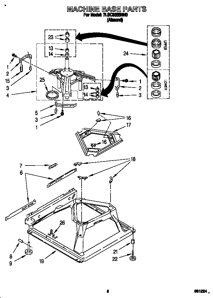 Machine base