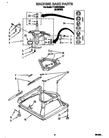 Machine base