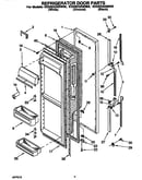 Refrigerator door