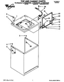 Top and cabinet