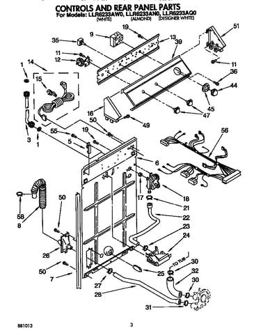 Controls and rear panel