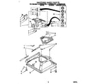 Whirlpool LLR6233AW0 machine base diagram