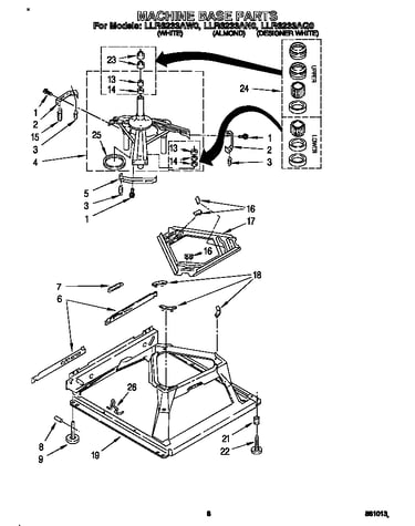 Machine base