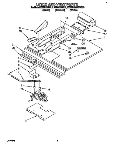 Latch and vent