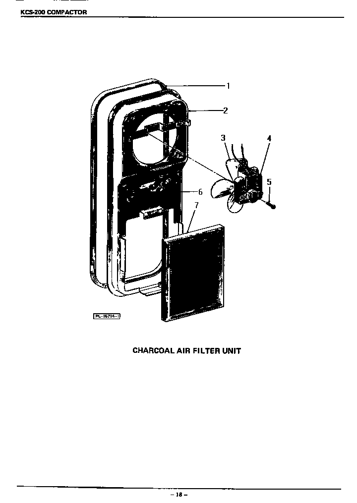 Charcoal air filter