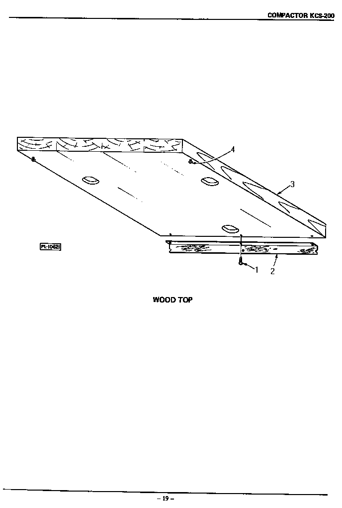 Wood top