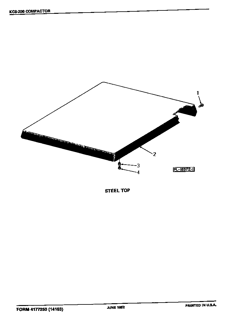 Steel top