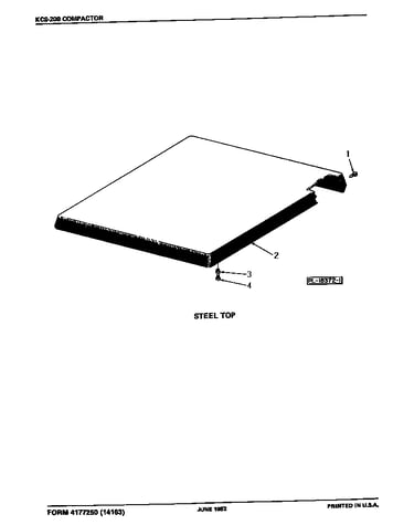 Steel top