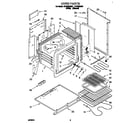 Whirlpool RF4700XBW1 oven diagram