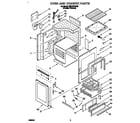 Whirlpool SS310PEBH0 oven and drawer diagram