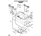 Whirlpool SS310PEBH0 manifold and burner diagram