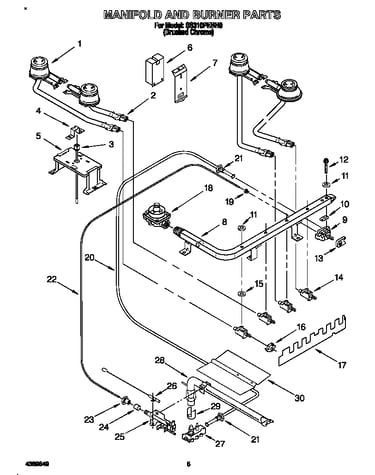 Manifold and burner
