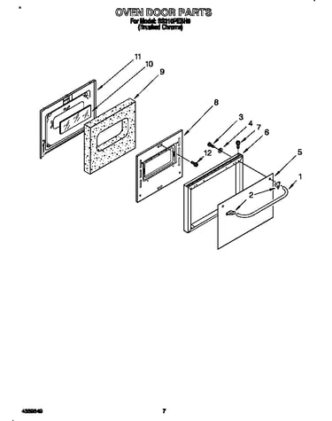 Oven door