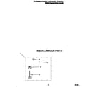 Whirlpool 8LSP6244BW1 miscellaneous diagram
