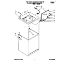 Whirlpool 3LSR5233BW0 top and cabinet diagram