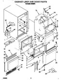 Cabinet liner and door