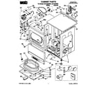 Whirlpool CE1750XWN1 cabinet diagram