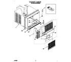 Whirlpool 4XACM23DD0 cabinet diagram