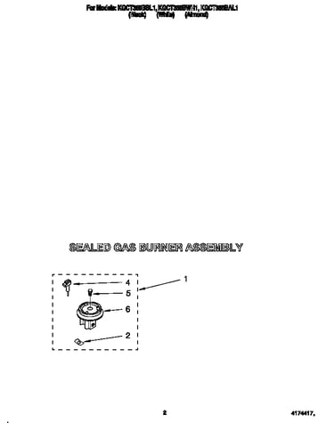 Sealed gas burner assembly
