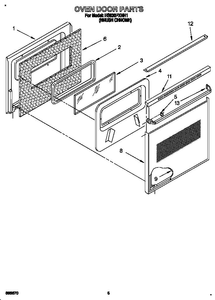 OVEN DOOR