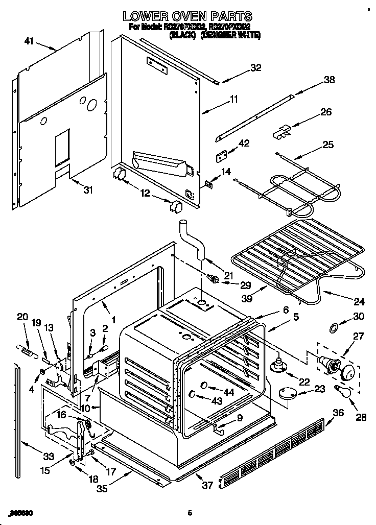 Lower oven