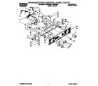 Roper RTE5243BL0 washer/dryer control panel diagram