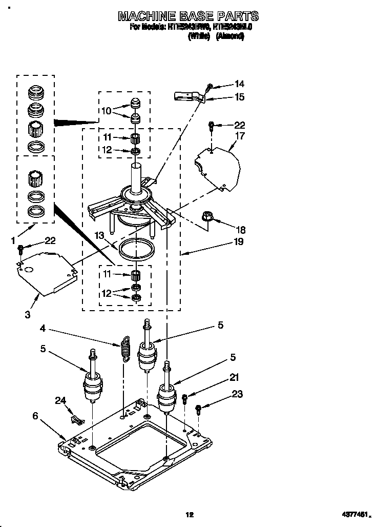Machine base