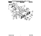 Roper RTG5243BL0 washer/dryer control panel diagram