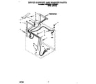 Roper RTG5243BW0 dryer support and washer diagram