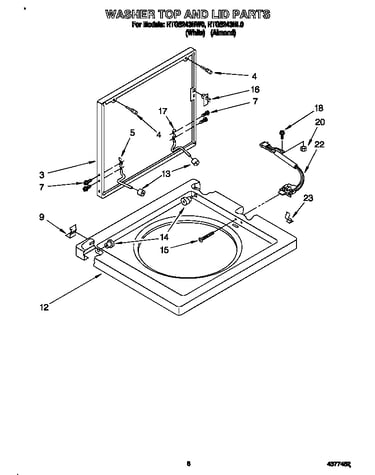 Washer top and lid