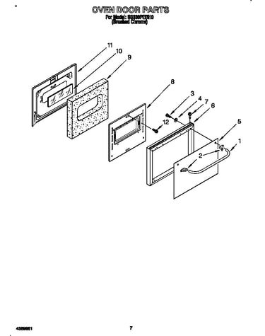 Oven door