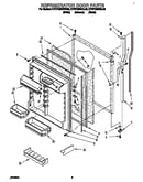 Refrigerator door