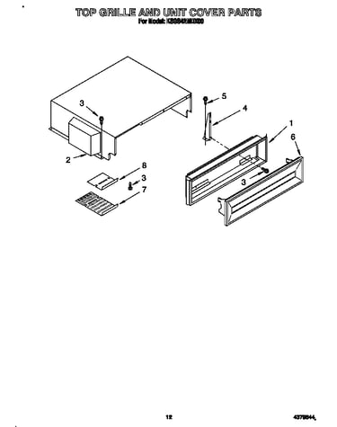 Top grille and unit cover