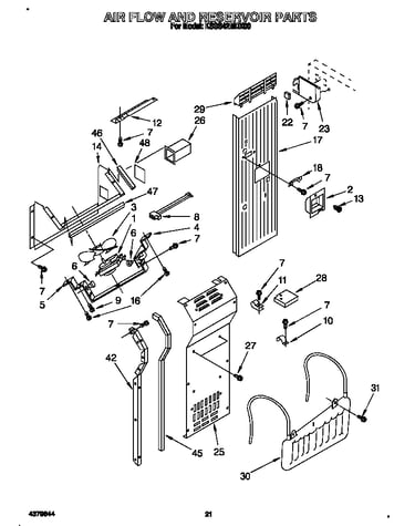 Air flow and reservoir
