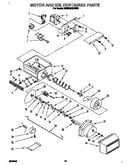 Motor and ice container