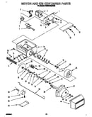 Motor and ice container