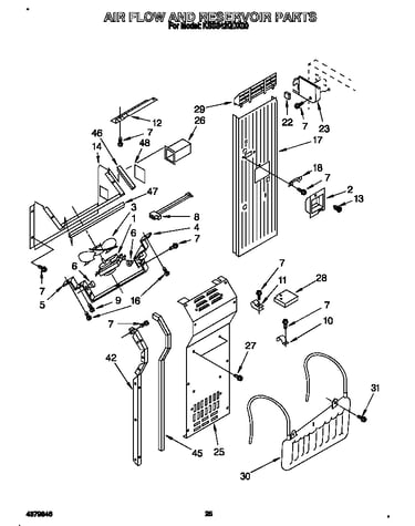 Air flow and reservoir