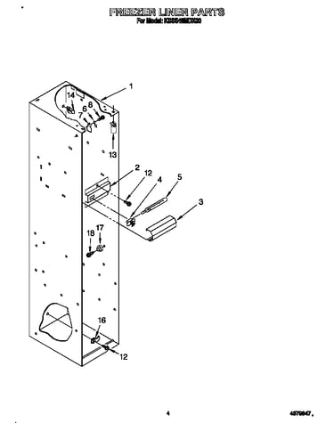 Freezer liner