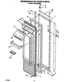 Refrigerator door
