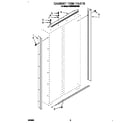 KitchenAid KSSS48QDX00 cabinet trim diagram