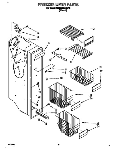 Freezer liner