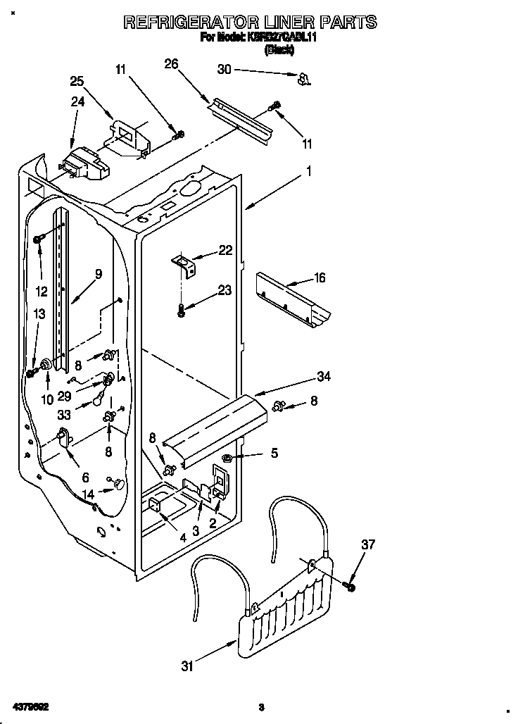 Refrigerator liner