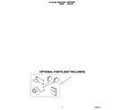 Whirlpool CSP2770AW1 dryer exhaust kit diagram